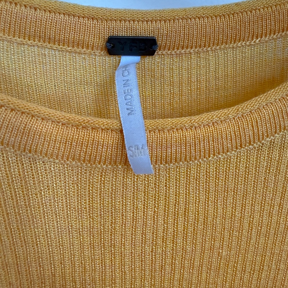 YFB Mango Ribbed Top - Picture 4 of 4